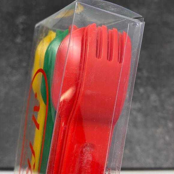 Pier 1‎ Al Fresco 6 Place Settings Plastic Modern Flatware Camping Travel Japan - Picture 7 of 10